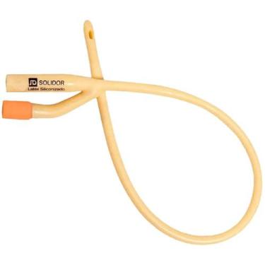 Imagem de Sonda Foley 2 Vias Látex Siliconizado Nº 16 30cc - unidade - Solidor