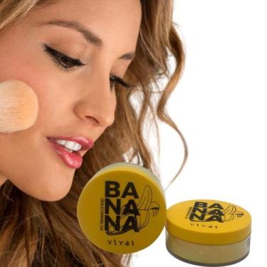 Imagem de Pó Banana Para Maquiagem Fixador Translucido Finalizador Vivai - Fenzz