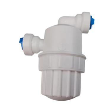Imagem de Fenteer Filtro de água de jardim de 2 vias embutido em aço inoxidável, filtro de 1/4 de polegada, fácil de instalar, acessório de filtragem, peça de mangueira