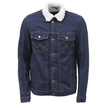 Imagem de Jaqueta Jeans Azul Masculina com Pelúcia Wrangler 38374