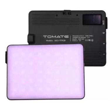 Imagem de Luz De Preenchimento Rgb Mobile Para Câmera Tablet Celular - Tomate