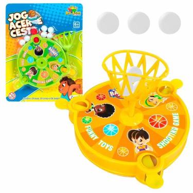 Imagem de Jogo Acerte A Cesta Mini Basketball - Art Brink, Amarelo