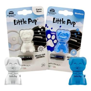 Imagem de Kit Aromatizador Little Pup Carro Novo + Little Pup Blueberry - Little