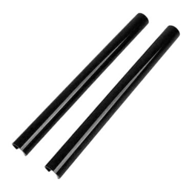 Imagem de Mqetly 2 peças de acabamentos para grade frontal, acessórios para carro, faixas decorativas fáceis de instalar, listras para grade, decoração para carro para, Preto