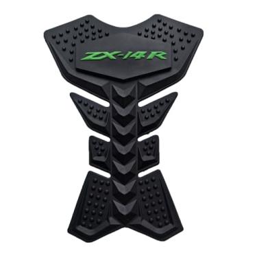 Imagem de Capa protetora de borracha para tanque de gasolina para guarnições de carenagem decalque compatível com Kawasaki ZX14R ZX14RR KRT