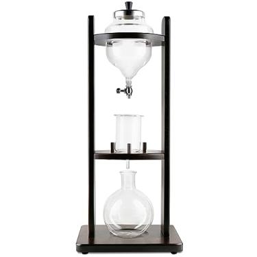 Imagem de Conjunto de cafeteira Drip Cold Brew com balança para escritório em casa, jarra de café com gotejamento de 1,196 g com coador de taxa ajustável
