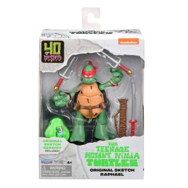 Imagem de Boneco Raph (Sketch) 11Cm Com Acessórios - Tartarugas Ninja