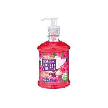 Imagem de Sabonete Líquido Premisse Morango e Hibiscos 450ML c/Pump