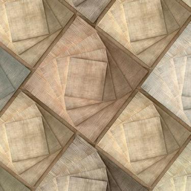 Imagem de Papel de Parede Adesivo Madeira Mosaico - 035 - Multimpressão