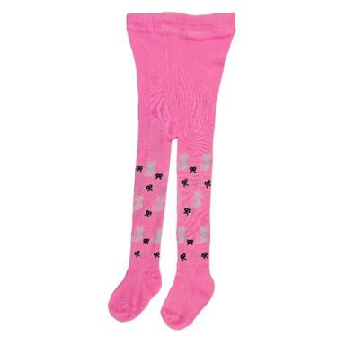 Imagem de Meia Calça Infantil Grossa Menina Com Estampa Inverno Proteção Frio - 