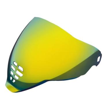 Imagem de Airflite Shield Uv-protected para ICON IC-06 Airflite Face Shield Substituição Capacete Viseira (somente uso Revo Deep Gold-day)