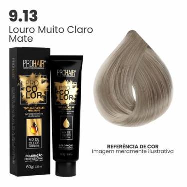 Imagem de Coloração Profissional 60g Pro Color - PROHAIR, 9.13 Louro Muito Claro
