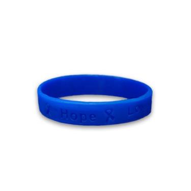 Imagem de Fundraising For A Cause Pulseira de silicone azul escuro Erb's Palsy, 1 Bracelet, Silicone