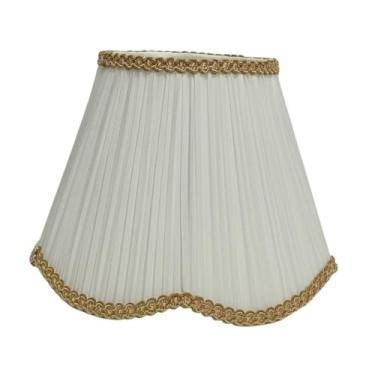 Imagem de Fenteer Abajur de mesa, capa de luz, decoração, acessórios modernos e compactos, arandela de parede, abajur para fazenda, hotel, restaurante, Branco