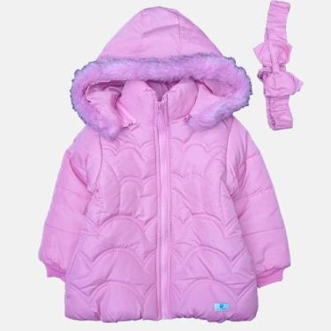 Imagem de Jaqueta Infantil Feminina Manabana Forrada, Grossa e Resistente à Água