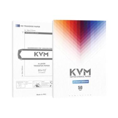 Imagem de Papel De Transferência Tatuagem A4 KVM 10 50pcs Template Para Impresso