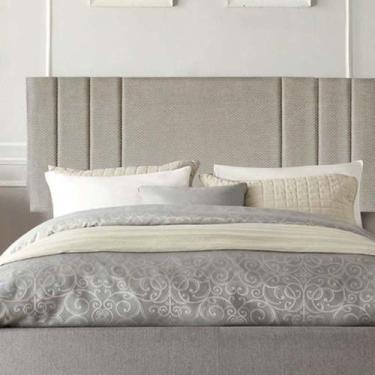 Imagem de Painel Estofada Grécia 90cm Solteiro Para Cama Box Quarto Linho Bege -