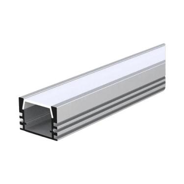 Imagem de Fita De LED Prata Preta De 50CM Com Canal De Perfil De Alumínio Para D