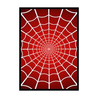 Imagem de 100 MTG Card Sleeves with 100 Inner Sleeve, Textured Back Art Sleeves, Fit Standard Size Cards- Spider Web