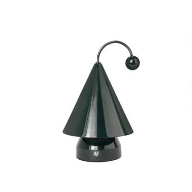 Imagem de Abajur de cabeceira Luminária de mesa decorativa criativa estilo árvore natal luz ambiente simples cabeceira pequena noite(Preto)