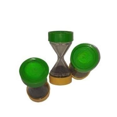 Imagem de Timer, Ampulheta De PláStico 1 Minuto, 2 PeçAs(VERDE)