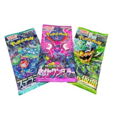 Imagem de Pokémon Booster Pack, lote de 3, do Japão