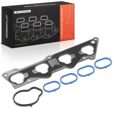 Imagem de A-Premium Conjunto de juntas do coletor de admissão do motor inferior e superior compatível com Honda Civic & Acura EL, 2001 2002 2003 2004 2005, 1.7L