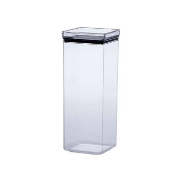 Imagem de Pote Hermético Macarrão Arroz Alimentos Acrílico 2200ml