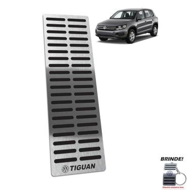 Imagem de Descanso De Pé Em Aço Inox Tiguan 2012 A 2017 Preto
