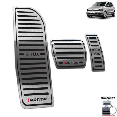 Imagem de Pedaleira + Descanso Volkswagen Fox I-Motion 2015 2020 Preto