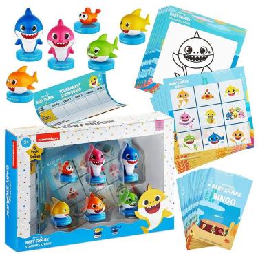 Imagem de Baby Shark Jogo Personagem Bingo Cartões Colorir Stampers Jogar