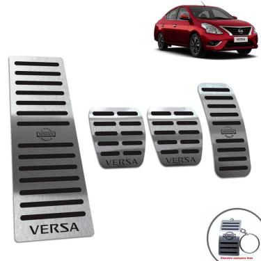 Imagem de Descanso + Pedaleira Manual Nissan Versa 2012/2014 Preto