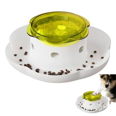 Imagem de Comedouro Cao Cachorro Pet Gato Brinquedo Interativo Animal de Estimaçao Raçao Comida Petisco Quebra Cabeça Recompensa Treinamento