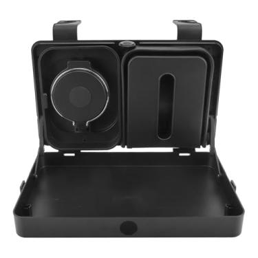 Imagem de Asixxsix Organizador do Banco Traseiro do Carro, Bandeja Dobrável para Veículos e Mesa de Atividades Com Caixa de Lenços, Porta-copos e Ganchos para Alimentos, Lanches, Telefones