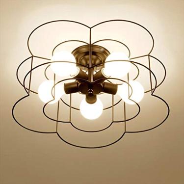 Imagem de Luminária pendente moderna de LED para quarto infantil e sala de jantar Luminária pendente estilo europeu Noir com design simples e iluminação elegante