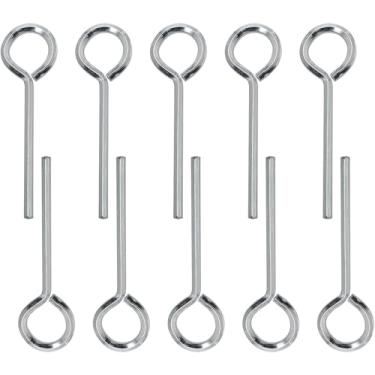 Imagem de MTQY Chave Allen Chave de porta 10 peças Chave hexagonal padrão de 1/20.3 cm com laço completo para dispositivos de saída de pânico de barra de pressão