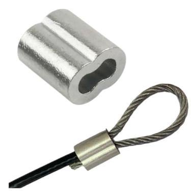 Imagem de Kit C/ 10 Un Prensa Cabo De Aço 1/8-3,2mm