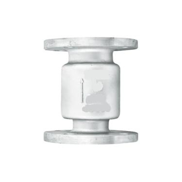 Imagem de MGAYTYOAG Válvula de retenção vertical de flange de aço inoxidável 304 H42W-16P Válvula de retenção unidirecional de tubulação 50 65(G1-1/2)