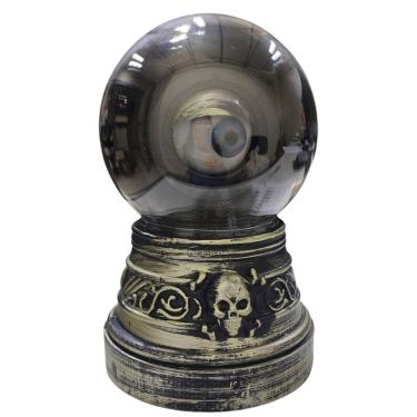 Imagem de Bola Cristal Olho Magico Hallowen Acende Mexe Som Campainha Medo Susto Terror Festa Decoraçao Dia Das Bruxas