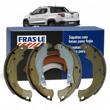 Imagem de Jogo Sapatas Freio Traseiro FI/432-CPA Completo c/Alavancas Compatível com Nova Strada 1.3 1.4 2020 a 2025 com ABS – Original