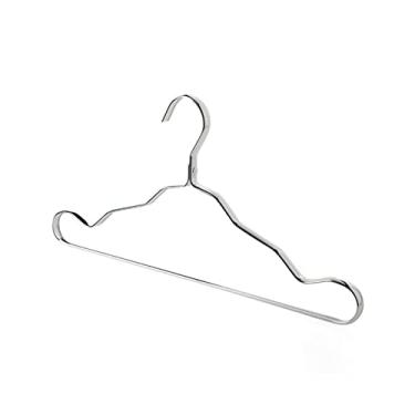 Imagem de Cabides de roupa/cabides de alumínio antiderrapante cabide sem costura 5 peças cabides (cor: roxo) (prata)