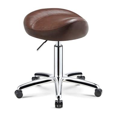 Imagem de JMYSD Banqueta ergonômica, cadeira odontológica, banco de beleza, altura ajustável para dentista, salão, massagem, escritório, B, M