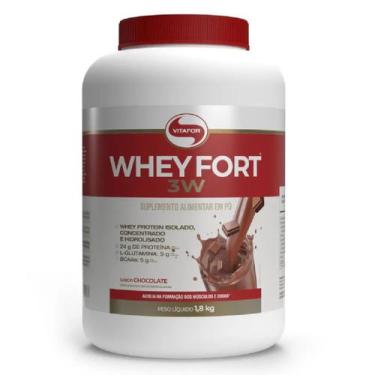 Imagem de Whey Fort Pote 1,8kg Sabor Chocolate Vitafor