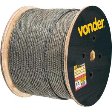 Imagem de Cabo Aço Galvanizado 3.18mm Alma Fibra Vonder