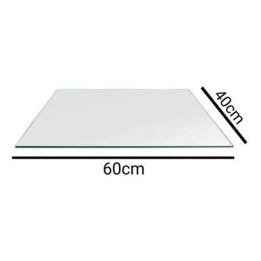 Imagem de Vidro Expositor Balcão Vitrine Para Loja 60x40 4mm - Nacional