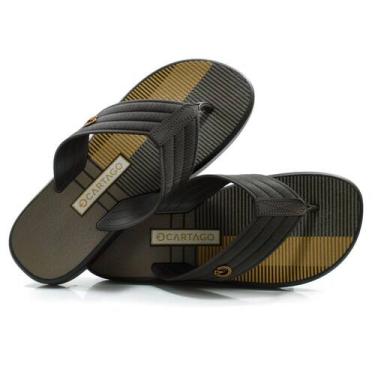 Imagem de Chinelo Masculino Cartago Montreal 11729, Marrom, 39