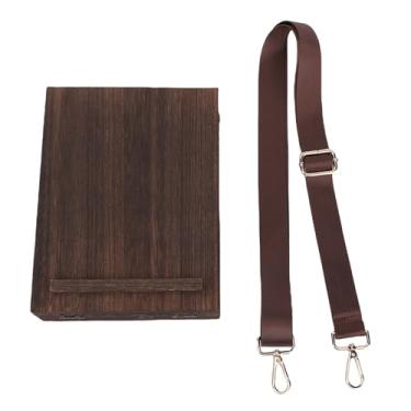 Imagem de Fafeicy Caixa de Madeira Mensageiro para Escritores, Caixa de Cavalete de Madeira Com Alça de Ombro Ajustável 2 Braçadeiras Vintage 5 Presilhas Elásticas para Pintura Ao Ar Livre e