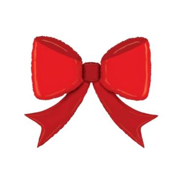 Imagem de Red Bow Balão de festa de alumínio de 104 cm