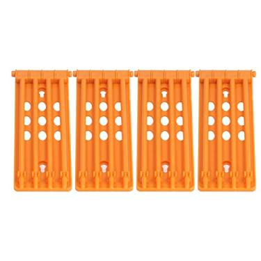 Imagem de Suporte de Perna de Plástico Resistente, Suporte Perna Parede Grande Capacidade para Treinamento Pássaros, Pacote 4, Feito Plástico, Adequado para Pombos, Papagaios e Outros Pássaros (Amarelo)