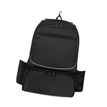 Imagem de oshhni Mochila para tênis com compartimento para calçados ventilado, mochila para laptop com bolso isolado, para treinamento de badminton e caminhada, Preto